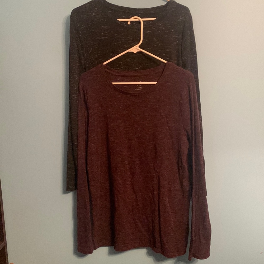 Purple&Black long sleeve XXL